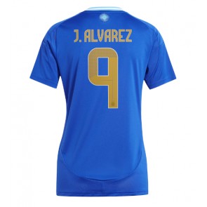 Argentina Julian Alvarez #9 Bortatröja Kvinnor Copa America 2024 Kortärmad